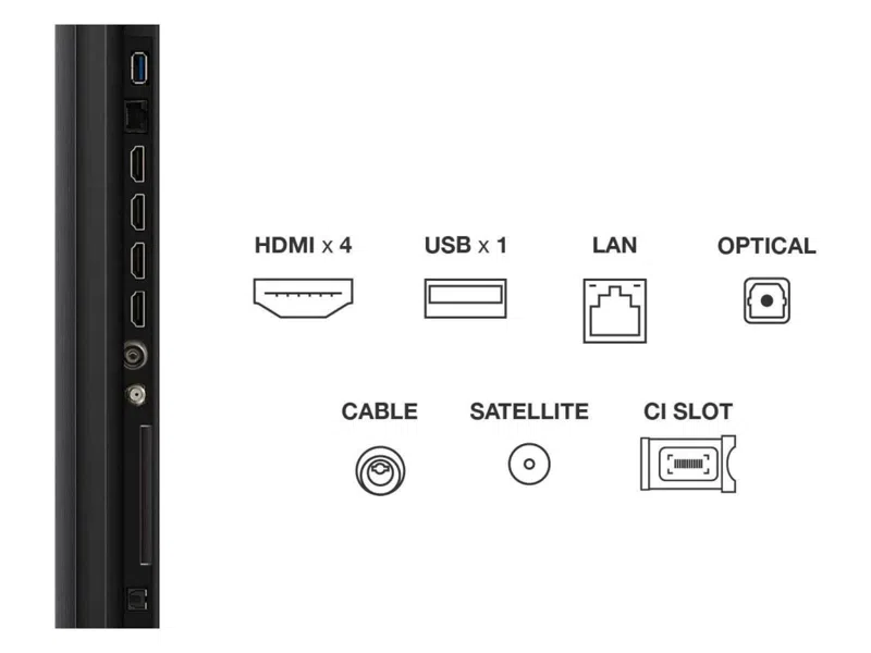 ტელევიზორი TCL 85C7K 85" Mini LED 4K Google TV