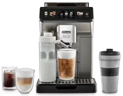 ყავის აპარატი DeLonghi Eletta Explore Titanium (ECAM450.86.T) 