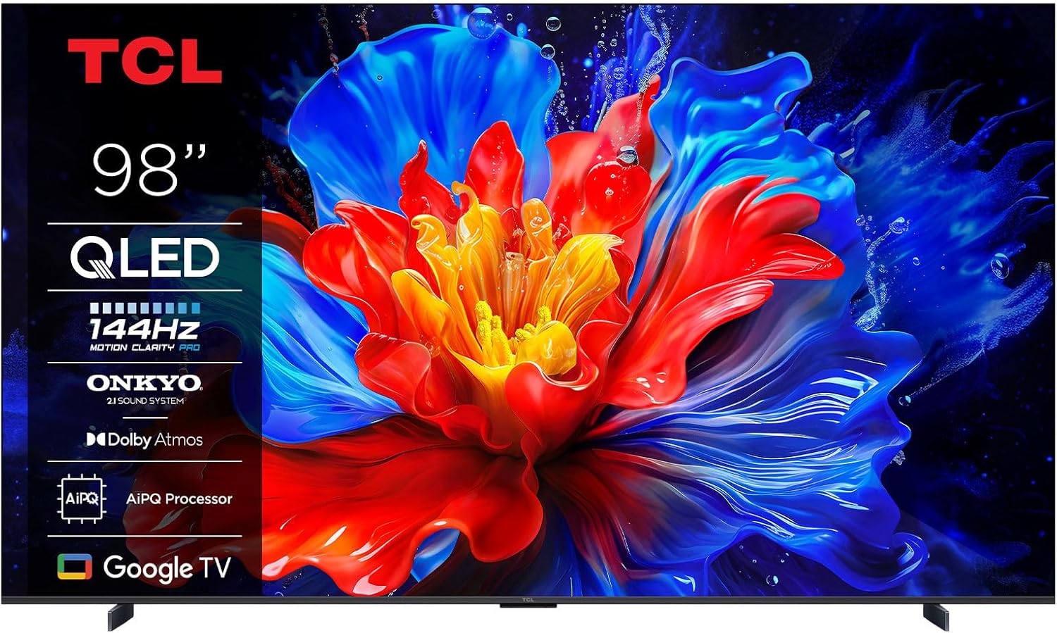 ტელევიზორი TCL QLED 4K Google TV 98P8K
