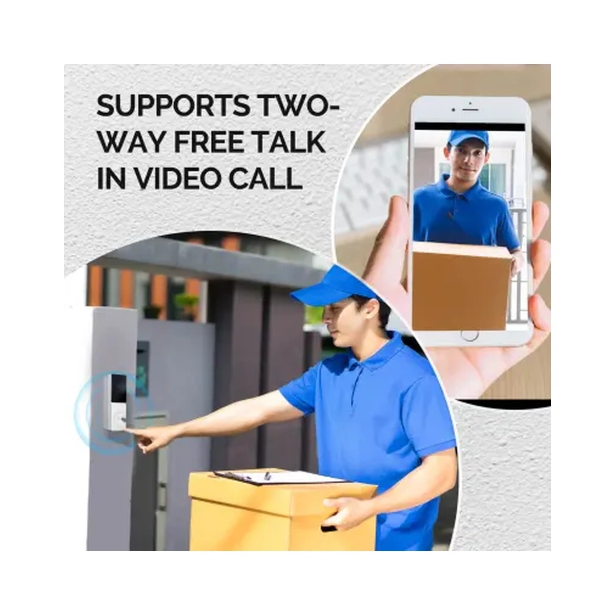 ჭკვიანი ვიდეო ზარი Moes - Wifi Smart video Doorbell